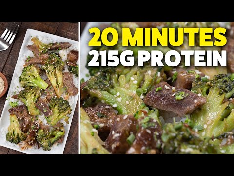 Healthy Beef and Broccoli Recipe | Easy High Protein Meal Prep