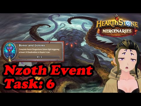 Task 6: Complete Heroic Dragonbone Golem After 10 Deathrattles | Nzoth Event Hearthstone Mercenaries