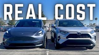 TESLA vs GAS: TRUE Costs After 50k Miles thumbnail