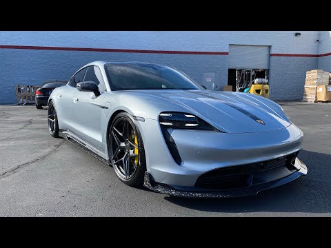 Porsche Taycan Turbo in Forged Carbon