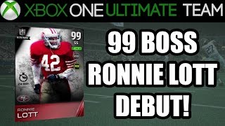 99 BOSS RONNIE LOTT DEBUT! - Madden 15 Ultimate Team Full Game | MUT 15 XB1 Gameplay