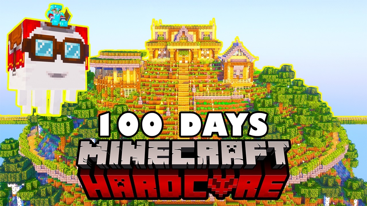 I Survived 100 Days ON A PLANET in Minecraft Hardcore!