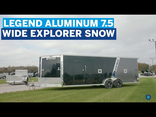 2025 Legend Aluminum 7.5 Explorer Snow Trailer - 7.5' x 23'! in Cargo & Utility Trailers in City of Toronto