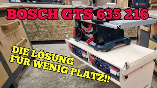 Unterschrank variabel für die Bosch GTS 635-216 bauen! Danke an GoTools