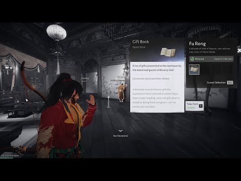 Where Winds Meet | How to Steal Gift Book from Fu Rong | "Explore Heroes Assembly" {Final Clue}