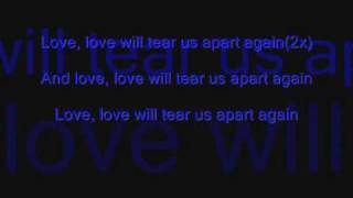 Fall Out Boy- Love Will Tear Us Apart Lyrics.wmv
