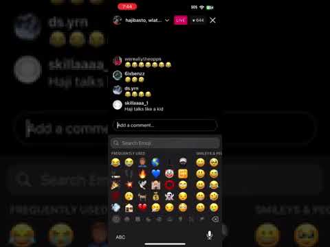 Haji basto goes lives with wlatt keyzie and start dissin each other full live must watch