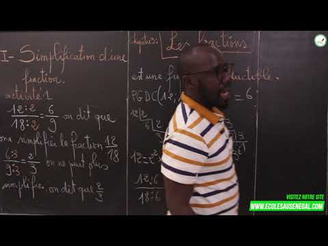 Course - Fifth - Mathematics: fractions / Mr. Gueye