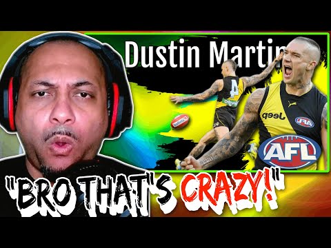 American Reacts to Dustin Martin AFL Highlights!