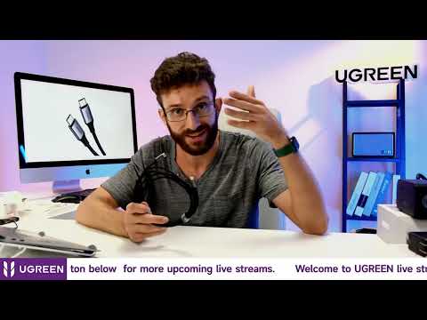 Кабель Ugreen US535 USB-C на USB-C PD 3.1 240W 5A 2 м нейлоновый черный - фото 1 - id-p1980182511