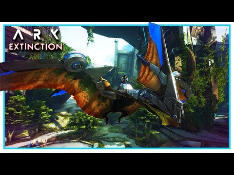 Element Vein JACKPOT! Tek Tapejara Saddle & Railgun fun in Ark Extinction Pooping Evolved