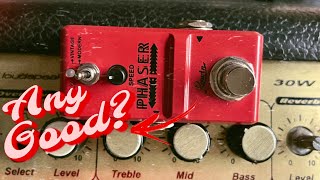 Video thumbnail for Is the Cheapest PHASER any Good? Rowin Phaser Pedal Demo by Manual of Alternative Music
