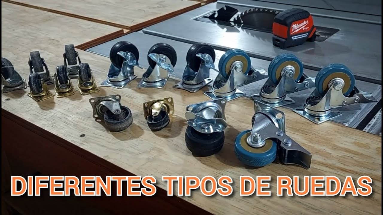 Tipos de RUEDAS para muebles | Revisión rápida y consideraciones