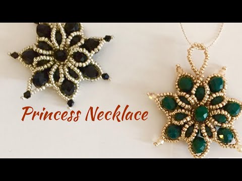 Princess Pendant Necklag Tutorial - Princess necklaces evening dresses