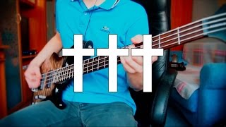 Crosses (†††) | Telepathy | Bass guitar cover by Noodlebox