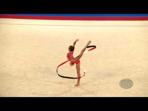 HERLOE Thea Bisgaard (NOR) - 2019 Rhythmic Junior Worlds, Moscow (RUS) - Qualifications Ribbon