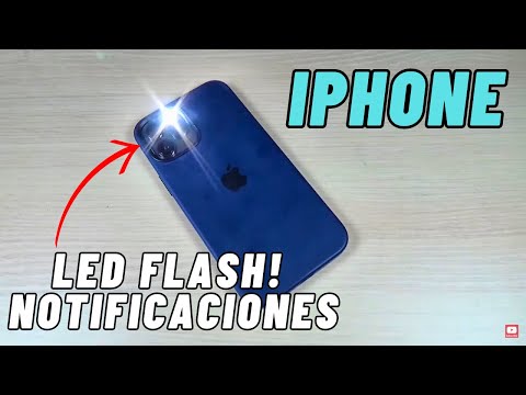 Cómo habilitar las notificaciones de flash led en iphone y ipad pro