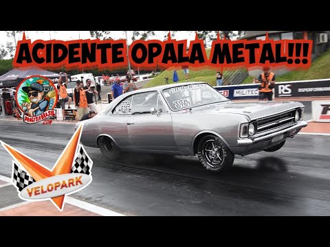 Acidente Opalas TT,  Metal e Rafael  no Velopark, a 250km/h!