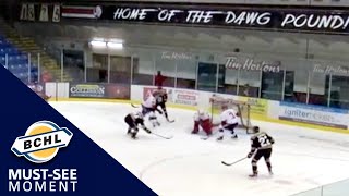 Must See Moment: Jackson Glassford shuts the door with a pair of late-period saves