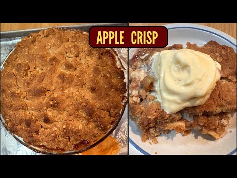 APPLE CRISP RECIPE WITH OLD FASHIONED OATS