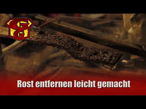 Rost entfernen durch Elektrolyse - Garagengurus erleuchten #5