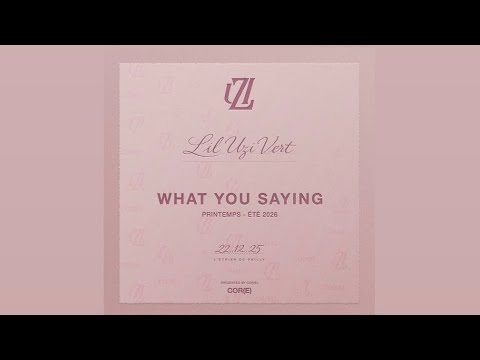 Lil Uzi Vert - What You Saying (Official Instrumental)