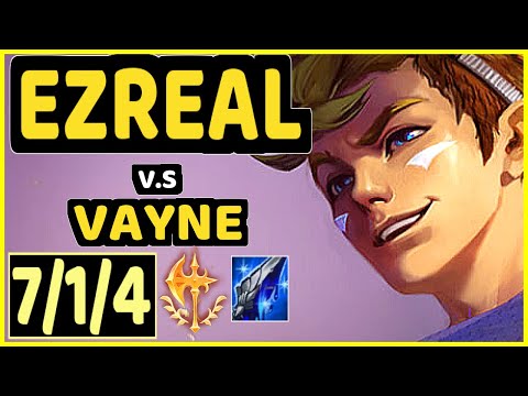 PBO (EZREAL) vs VAYNE - 7/1/4 KDA BOTTOM ADC CHALLENGER GAMEPLAY - BR