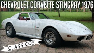 Chevrolet Corvette Stingray 1976 em detalhes