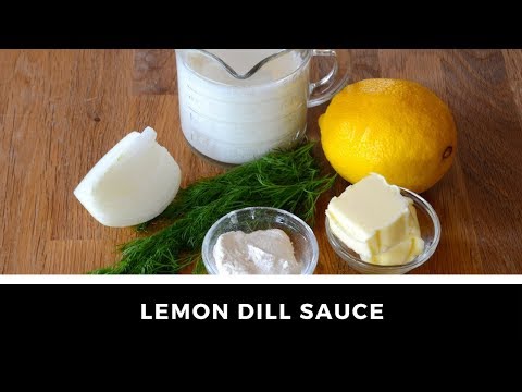 1-Minute Video! LEMON DILL SAUCE!