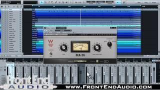 Video thumbnail for Waves CLA-2A Compressor Plug-In by Front End Audio