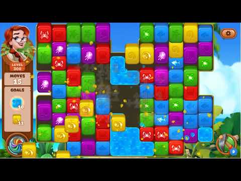 Lost Island Blast Adventure Level 308 - No Boosters