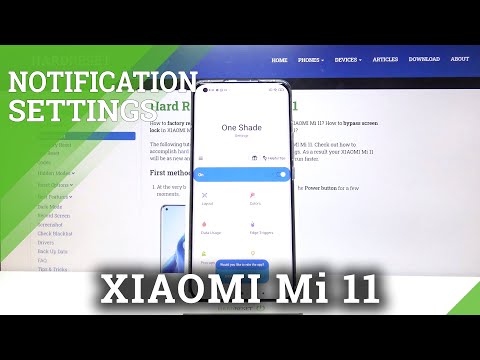 How to Customize Notification Bar in Xiaomi Mi 11? One Shade Application