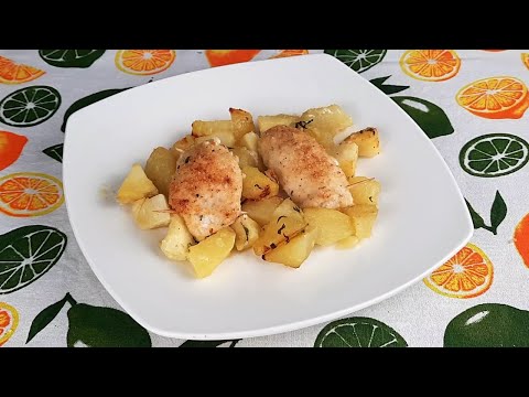 INVOLTINI DI POLLO CON PATATE AL FORNO