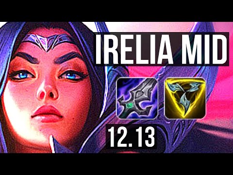 IRELIA vs ZED (MID) | 2.6M mastery, 6 solo kills, 1100+ games | EUW Diamond | 12.13
