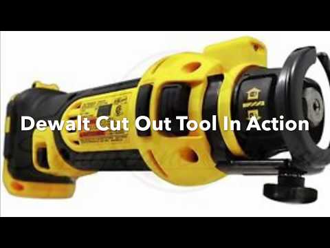 Dewalt Cordless Cut Out Tool In Action