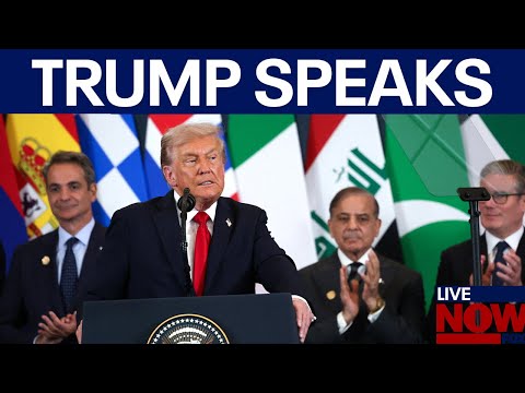 Video | Trump &amp; world leaders speak after signing Gaza peace plan
