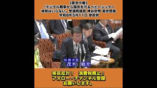 【国会中継】「デジタル戦争から国民を守るベビーシッター減税はいらない」参議院議員 神谷宗幣 国会質疑 令和8年5月11日 参政党 10/10