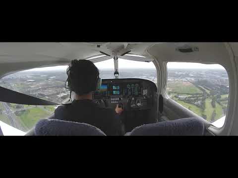First Solo Flight // Circuits // Piper Warrior III