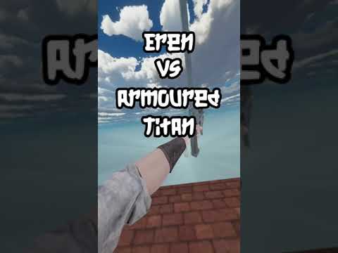 Eren vs the Armoured Titan #shorts
