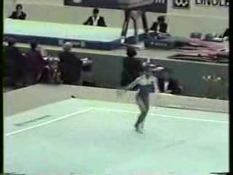 Ludivine Furnon - 1998 European Championships Team - Floor Exercise