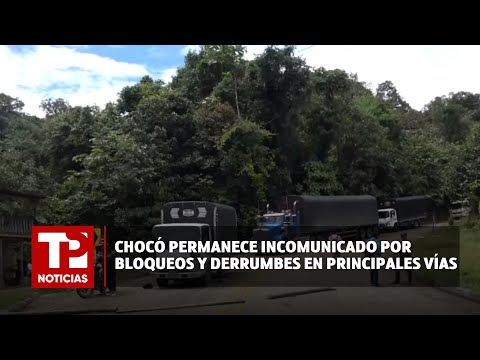 Chocó permanece incomunicado por bloqueos y derrumbes en principales vías |16.05.2024| TP Noticias