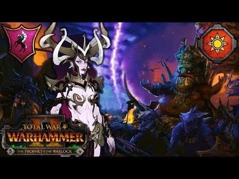 MOMMA MORATHI and the LIZARD INFESTATION - Dark Elves vs. Lizardmen - Total War Warhammer 2