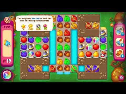 Gardenscapes Level 7533 (Challenge Level)