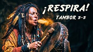 Coherencia Cardíaca 5-5 con Tambor Chamánico · Respiración Guiada para Calmar la Ansiedad