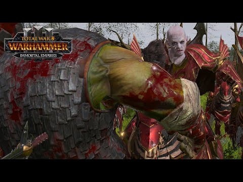 This Is What I Like About Vampire Counts - vs Greenskins Land Battle // Total War: WARHAMMER 3
