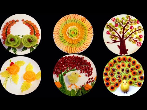 15 + Beautiful Fruits Decoration Ideas 🍇🥝🍊🏵🌳 | Fruits Carving & Garnishes | School Competition