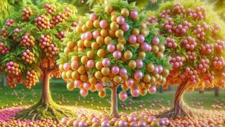 The best and fastest method to grow and plant longan fruit trees from seeds. #gardening