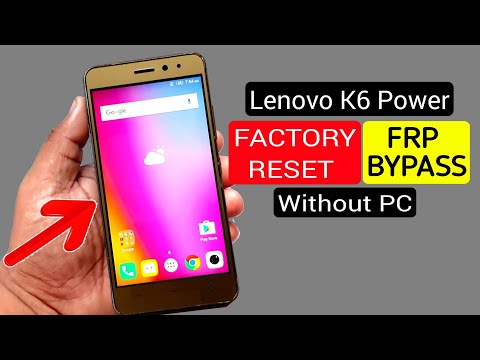 Lenovo K33a42 (K6 Power) Hard Reset & FRP Bypass |Without PC