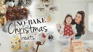 5 EASY NO BAKE CHRISTMAS TREATS FOR KIDS | EASY CHRISTMAS BAKING