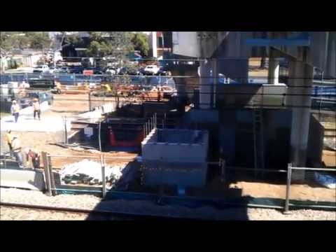 Ingleburn Station Upgrade Progress October 2014
